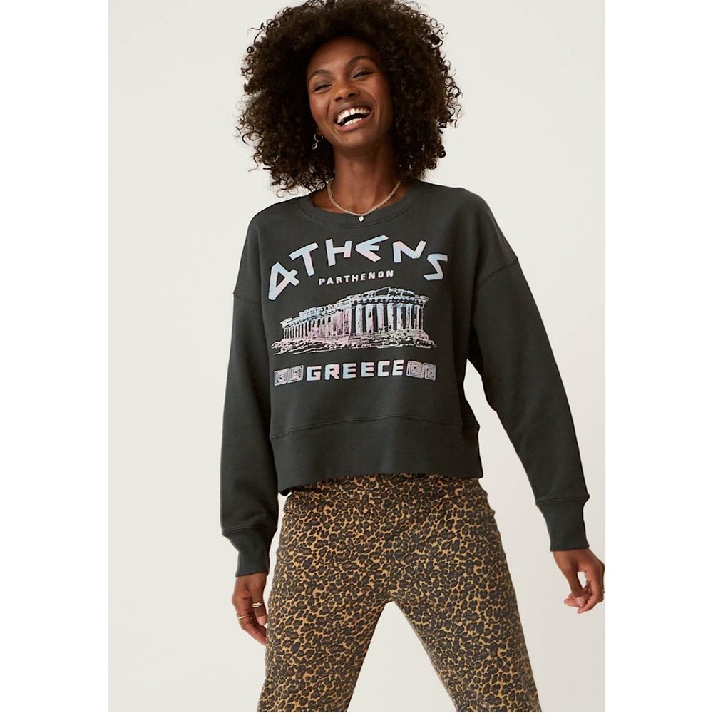 Daydreamer Athens Shrunken Crew Sweatshirt